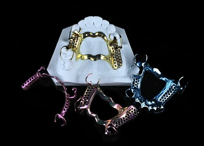 Armature titane 3D anodisé 1